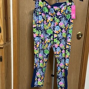Lilly Pulitzer x Disney Aegean navy high rise leggings